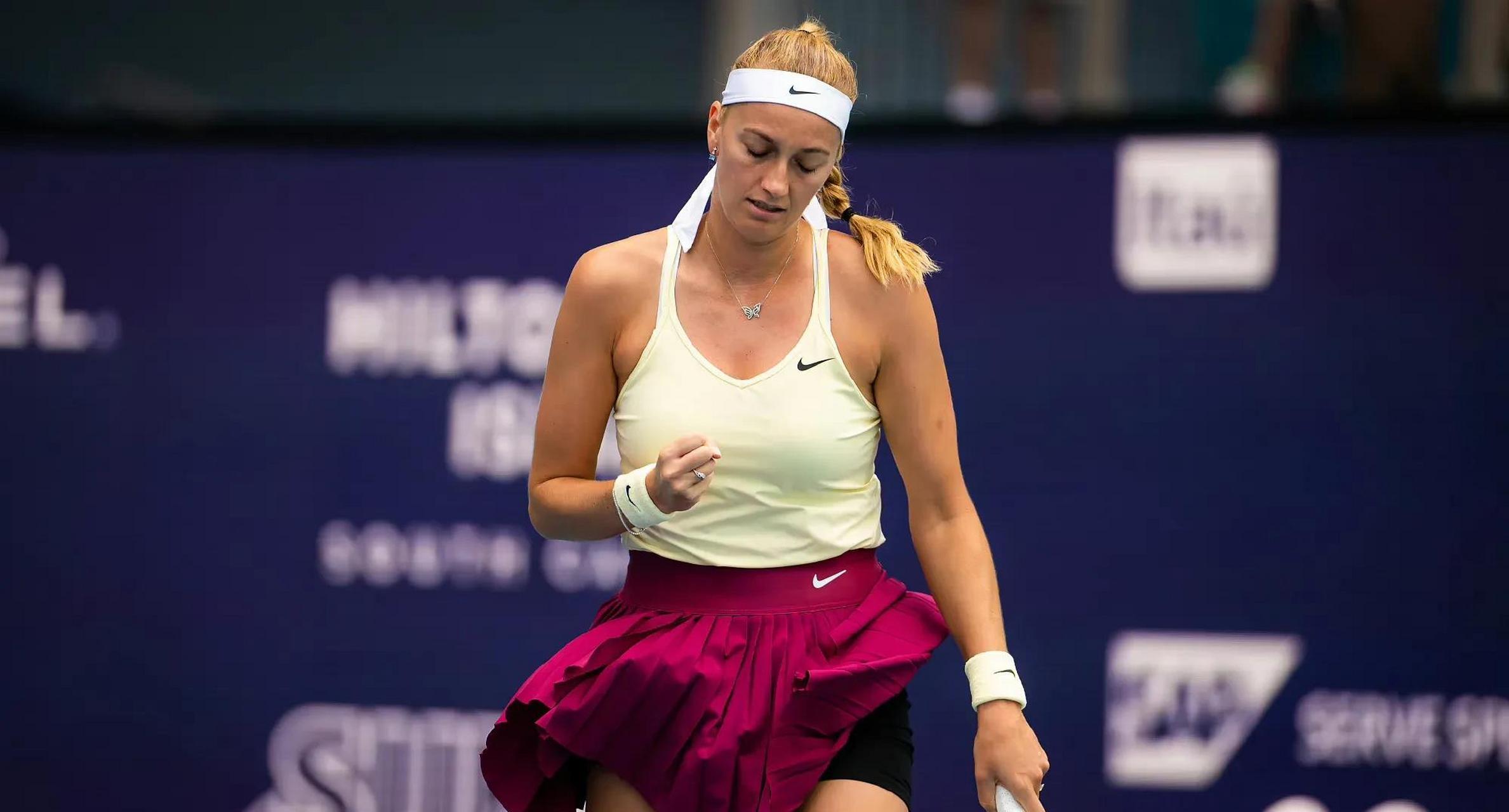 科维托娃在巴塞罗那比赛中回归赛场，比分优势明显引发热议！